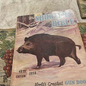 THE SHOOTER'S BIBLE, 49TH EDITION,1958, STOEGER ARMS CORP. GUNS CATALOG